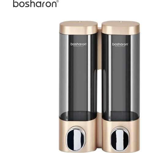 Gold Soap Dispenser For Liquid Soap Detergent Shower Shampoo Bottle Container Soap Dispensers Wall Mounted Bathroom Accessories