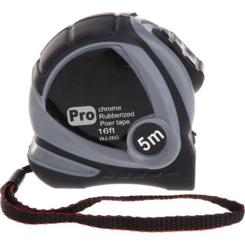 5m 7.5m Retractable Measuring Tape Measure Ruler Rubberized Metric Tape Rule