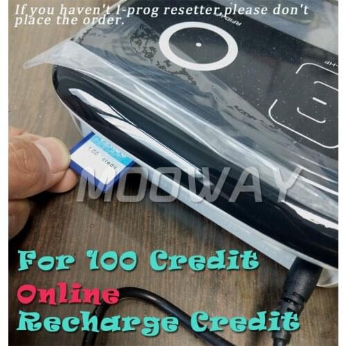MOOWAY I-PROG Recharge Chip Credit by online for 2000 Credit use in HP/Samsung/Xerox/Lexmark toner chip