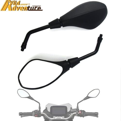 Moto Rearview Mirrors For Yamaha MT07 MT09 MT 07 09 For kawasaki Z1000 Z750 Z 1000 750 Clockwise Convex Rear View Side Mirrors
