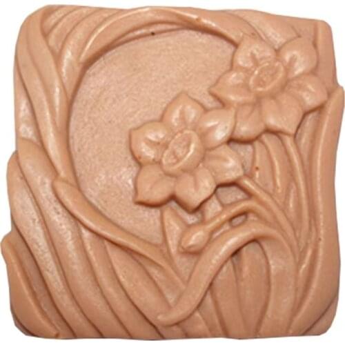 Great-Mold Narcissus Bar Soap Silicone Mold Flower Soap Molds Decorating Mold