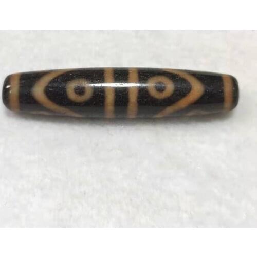 Natural Agate 8 Eyes Dzi Beads Jewelry Amulet Magic Power Collectible Treasure Great Quality
