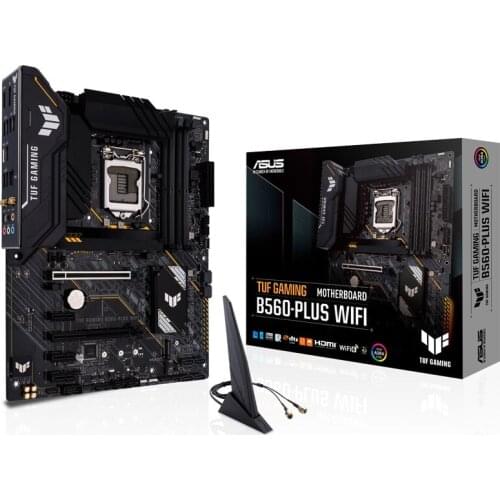 NEW For ASUS TUF GAMING B560-PLUS WIFI Motherboard Socket LGA 1200 DDR4 M.2 nvme ssd For Intel B560 Original Desktop Mainboard