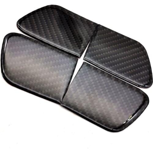 Carbon Fiber Style Inner Door Handle Bowl Cover Trims For Honda Accord 2013-2017