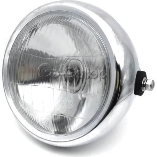 7" Unviersal Motorcycle Headlight Driving Fog Light For Yamaha VStar XVS 650 1100 Custom Silverado/Kawasaki Vulcan 900 1500 1600