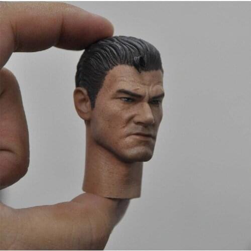 1/6 Male figure head sculpture for 12 inch action figure body model accessories