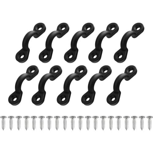 10 Pieces New Nylon Marine Deck Sheet Eye Lacing Strap Saddle Clip 34 x 10mm