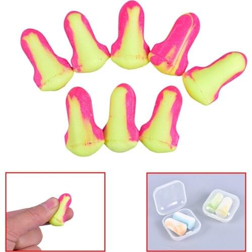 10pairs/1box Soft Anti-Noise Ear Plug Waterproof Swimming Silicone Swim Earplugs For Adult Children Swimmers Diving