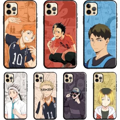 Hinata Tendou Kenma Haikyuu TPU Case For iPhone 12 mini 11 Pro Max XS X XR 5S 6S 7 8 Plus SE 2020 Back Cover Coque