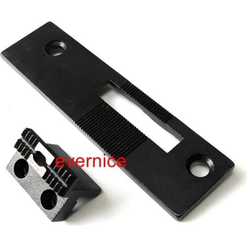 Needle Plate+Feed Dog 01-030A-5607+01-087A-5607 For Sunstar Km560-7 Sewing Machine