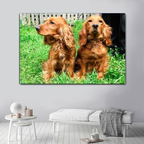 Painting diamond dog Cross stitch Diy Diamond American Cocker Spaniel Dog 3D Mosaic Square round Diamond Embroidery mosaic decor