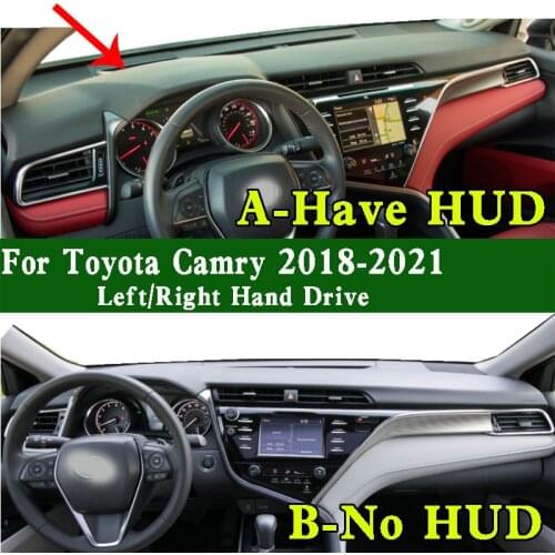 Fits Toyota Camry TRD LE XLE SE XV70 GSV70 V7 VA7 VH7 2018 2019 2020 2021 Dashmat Dashboard Cover Pad Protective Carpet Ornament