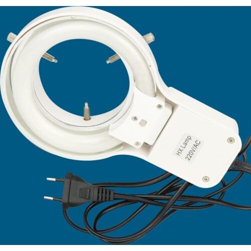 Microscope Light Source 220v 8W 64mm Inside Diameter Fluorescent Ring Lamp for Stereo Microscope
