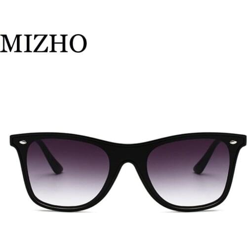 MIZHO Fashion Blue Protable Square Sunglasses Women Cat Eye Vintage Ladies 2021 Quality Gradient Sun glasses Men Brand Designer