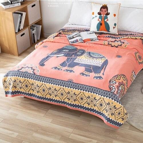 SRYSJS Blanket 100% Organic Cotton Towel Blanket Pure Color Blankets For Beds Warm & Soft Throw Blanket Full Size 205cmx220cm