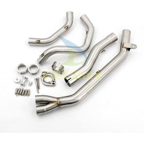 Motorcycle Front Exhaust Link Mid Header Pipe Modified Slip On For Honda CRF1000L Adventure Sports 2016 2017 2018 2019 Year