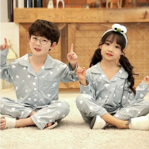Teenage Pijamas Clothes Boys Girls Sleepwear spring Cotton Pajamas Sets Children Homewear for Boy Pyjamas Kids Nightwear 3-14Y