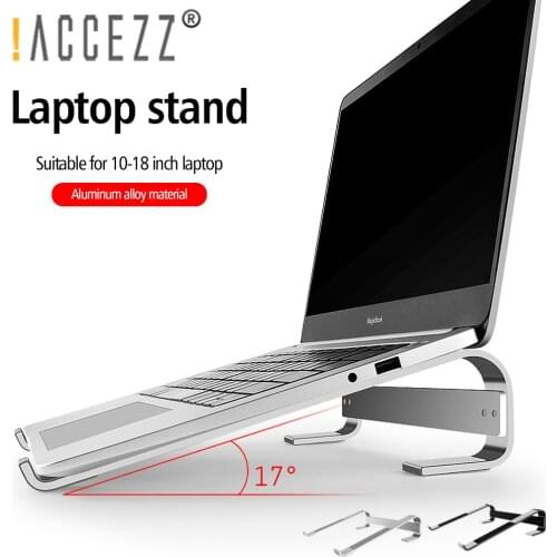 !ACCEZZ Portable Laptop Holder Stand For Macbook Pro Air HP DELL Notebook 10-18inch Universal Desktop Non-slip Cooling Bracket
