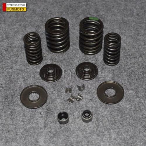 Valve spring and valve sealings and valve prisoners of LINHAI 260ATV/LH170MENGINE/YP250/LH250 300 260ATV/SHENZHOU MOTO