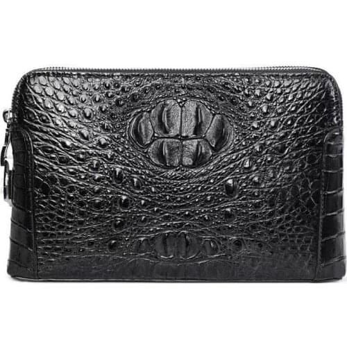 YL0040 Crocodile Quality Real Leather Luxury Wallet Men Famous Brands High Quality Fashionable Mens Bag
