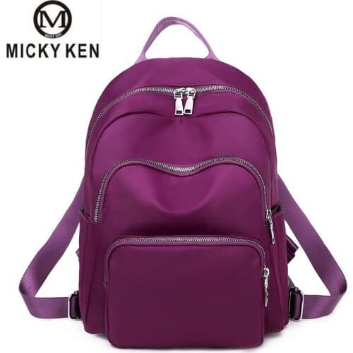 Backpack Women 2021 New Fashion Waterproof And Lightweight Oxford Cloth Student Schoolbag All-match Travel Backpack