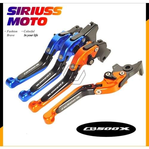 CNC Motorcycle Foldable Lever Motocross Brake Clutch Levers Case for Honda CB500X CB 500X 2016-2017
