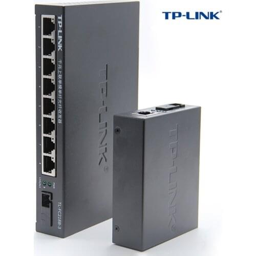 TP-Link TL-FC318B-3/TL-FC311A-3 3KM SC Singlemode Media Converter Gigabit Fiber Transceiver