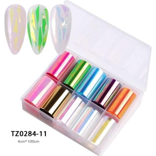 1 Set Reflective Mirror Foil Paper DIY Epoxy Resin Jewelry Fillings Marbling Coaster Resin Mold Fillers Jewelry Making