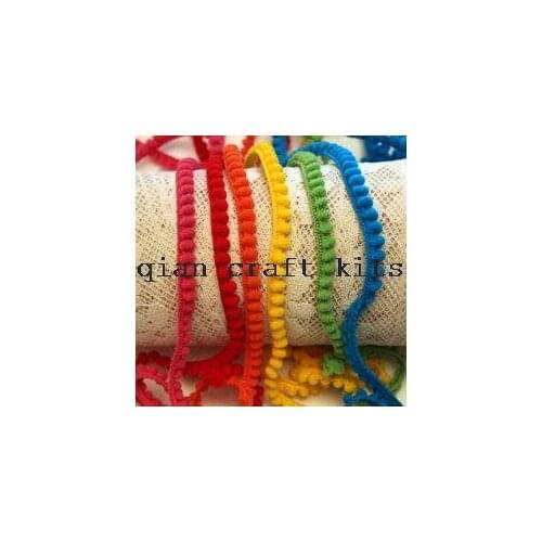 150 yards ,10mm mix color Pom Pom Trim or you choose colors hand sewing edging craft trim