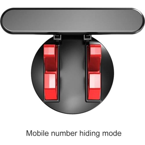 2@# Universal Luminous Temporary Parking Phone Number Hidden Switch 360 Rotate Wear Car Cell Phone Holder Dashboard Sticking