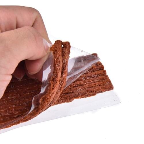 20pcs Tubeless Tire Repair Strips Stiring Glue for Tyre Puncture Emergency Car Motorcycle Bike Tyre Repairing Rubber Strips