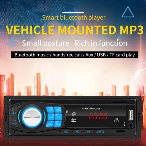 30%Hot sale in 2021!12V Bluetooth-compatibleCar Stereo Radio FM MP3 Player Transmitter Hands-free Call 8013