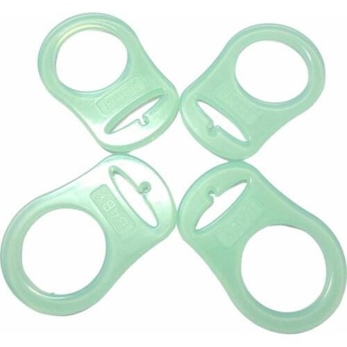 30pcs Mint MAM Rings Silicone Pacifier Adapter Dummy