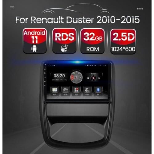 Android 11.0 2din Car GPS Navigation Radio Palyer For Renault Duster 1 2010 - 2015 For Nissan terrano 2014 - 2020