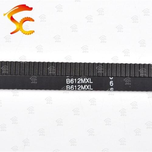B612-MXL-6mm,High Quality MXL Timing belt B612 MXL Width 6mm Teeth 612 Synchronous belt 3D printer closed loop
