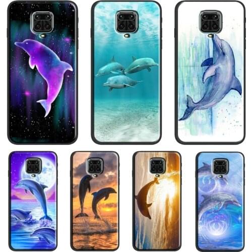Ocean Dolphin Funda For Xiaomi Redmi Note 10 Pro Note 9 Pro Note 8 Pro 7 K40 8T 9S 9A 9C 9T Case Cover