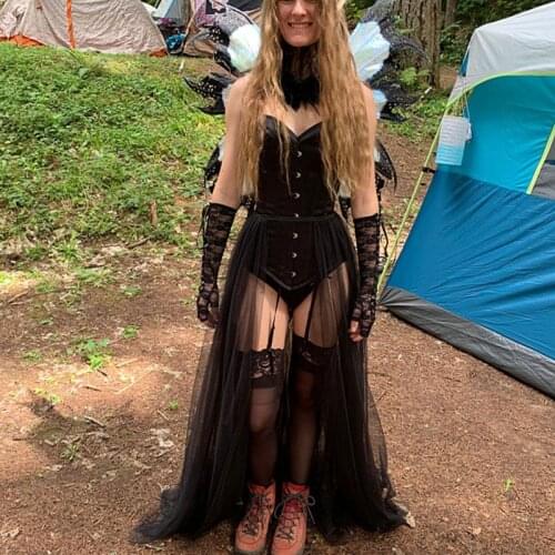 Black Party Skirt Detachable 3 Layers Tulle Overskirt Skirt White Elastic Waist Bridal Overlay Wedding Long Over Maxi Train