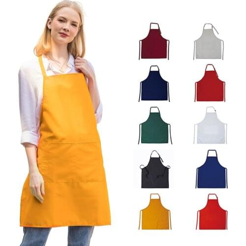Original KEFEI Korean Apron for Women Lady Bib Long Aprons White Color Kitchen Apron Bar Waiter Restaurant Apron