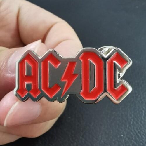 Cartoon MUSIC AC DC Rock Musician Band Enamel Brooch Pin Backpack Hat Bag Collar Lapel Pins Badges Fashion Jewelry Accessories