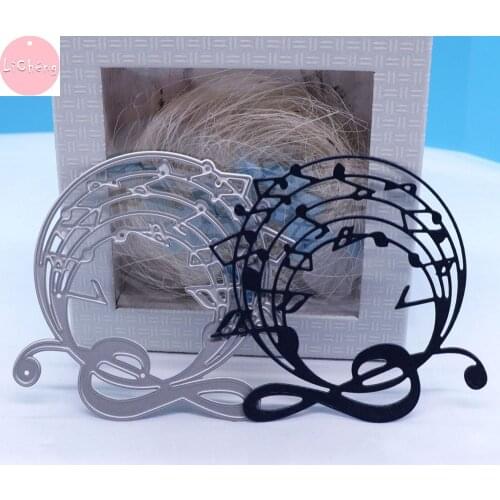 Musical Note Metal Cutting Dies Craft for Scrapbooking Photo Album Card Making Mini Stencil Stamps and Slimline Dies New