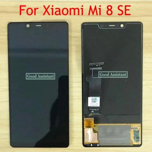 Original Supor Amoled 5.88 inch Black For Xiaomi Mi 8 SE M1805E2A Full LCD Display Touch Screen Digitizer Assembly Replacement