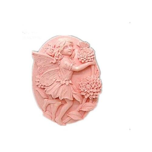 Christy the Chrysanthemum Fairy Silicone Handmade Fondant Mold DIY Mold Cake Decorating Tools baby angel Soap Mold