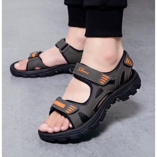 Summer Sandals Men Leather Classic Roman Sandalen Gladiators Heren Sandalet Erkek Trekking Sandals Sandalia Masculina