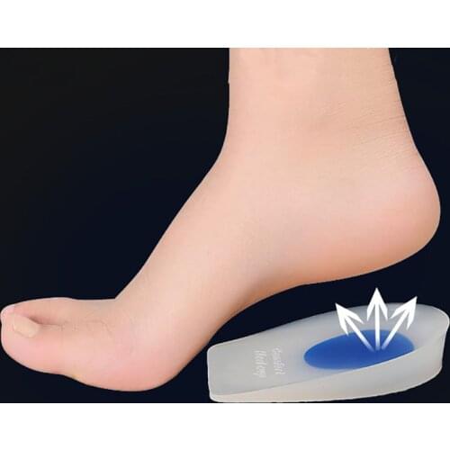 USHINE Super Soft Medical Silicone Gel Heel Pad Cushion Calcaneal Spur Heel Spur Cushioning Relief Foot Pain Heel Pad Insole