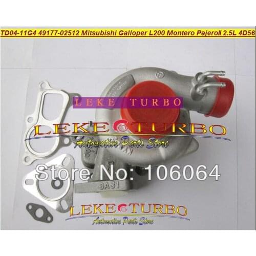 TD04 49177-02512 Water Cooled Turbo Turbocharger For Mitsubishi L200 Montero Pajero II For Hyundai Galloper T 4D56Q EC 4D56 2.5L