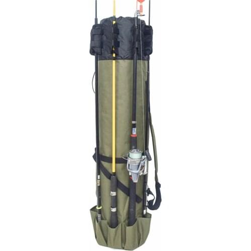 Waterproof Fishing Rod Bag Fishing Gear Backpack Molle Tackle Bag Men Outdoor Fishing Storage Blosa 600D Oxford