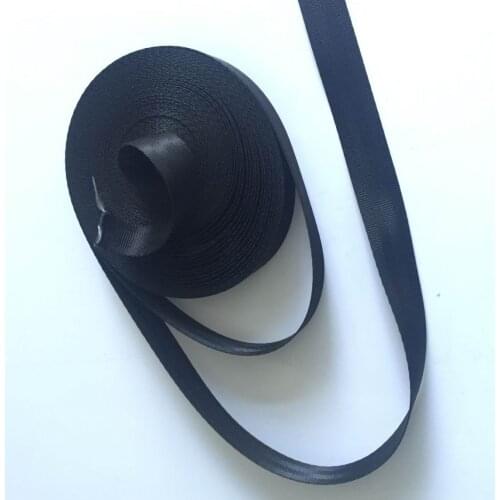 10 meters Roll Seat Belt Webbing Safety Strap BLACK Color 4.8cm Wide 5 Bars