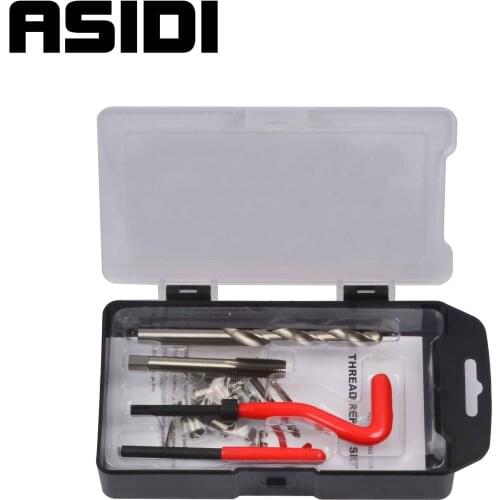 15Pc M12 X1.75 Thread Repair Kit Auto Car Tool Set PT1051-9