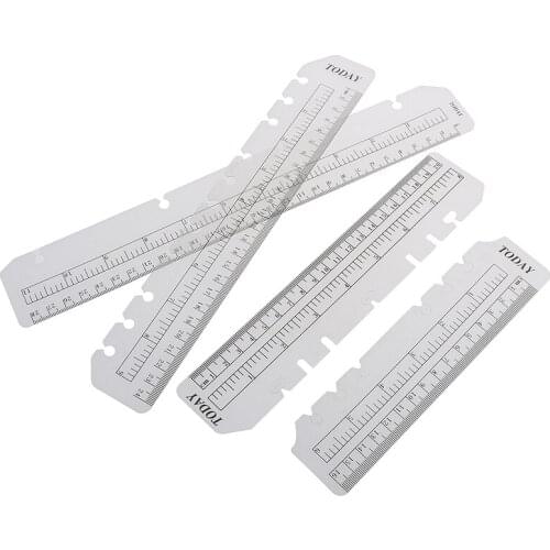 2 Pcs Rulers A4 A5 A6 B5 Planner For Spiral Notebook Tools School & Educational Supplies Suitable For Notebook Organizer