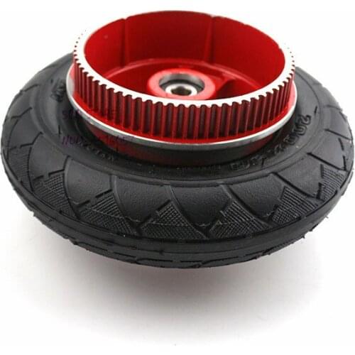 200X50 tires (tyre inner tube) with aluminum alloy hub rims for 8'' Electric Mini Bike Scooter Motorcycle 8 inch rear wheels